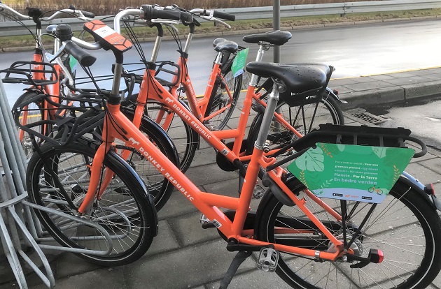 Orange bycykler taget godt imod i Randers