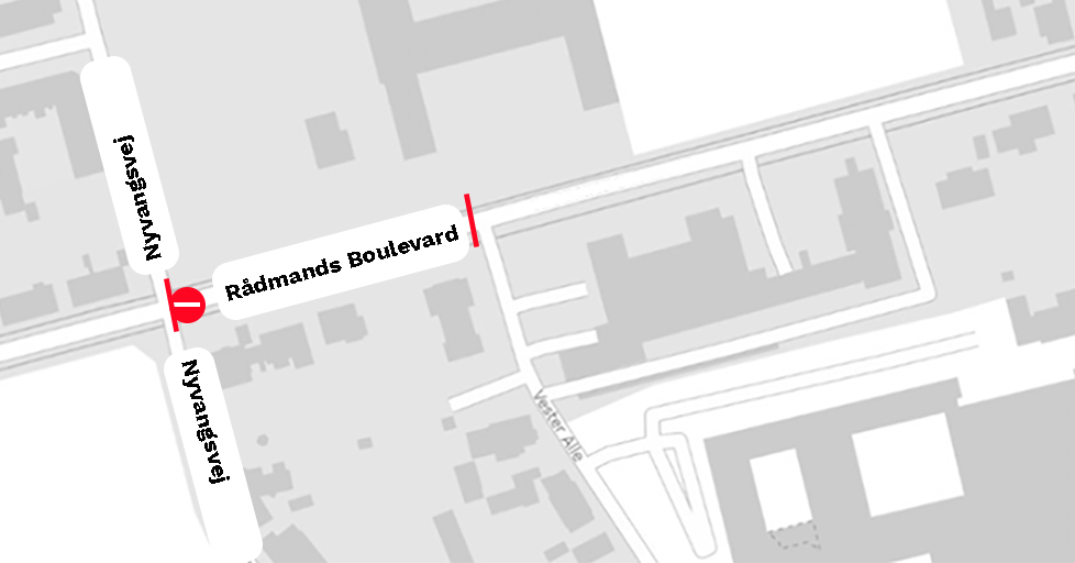 Ny kloak lukker Rådmands Boulevard
