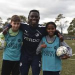 Fodboldtræning med de professionelle fra Randers FC: Sait lavede tunnel på Marvin Egho
