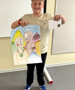 12-årige Emil vinder tegnekonkurrence